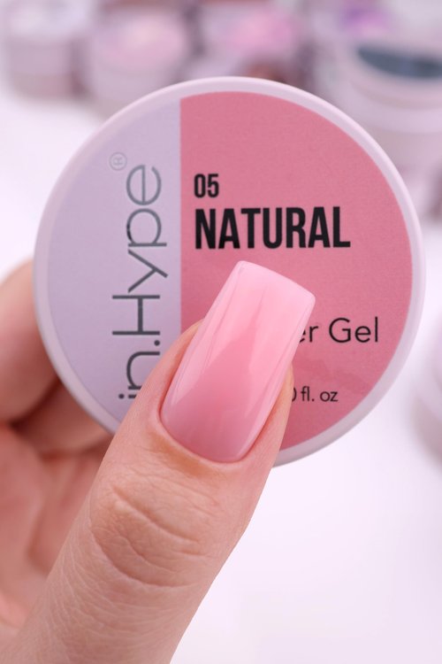 IN.HYPE Sculpting Builder Gel for Nail Extension/Strengthening Natural Pink #5