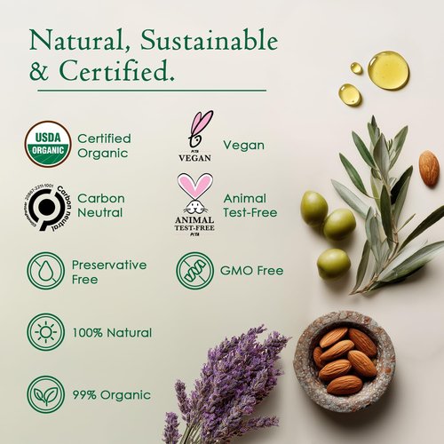 Ancient Greek Remedy Body Oil - Organic Moisturizer for Dry Skin | Nourishing Almond, Jojoba, Olive & Lavender - 4 oz