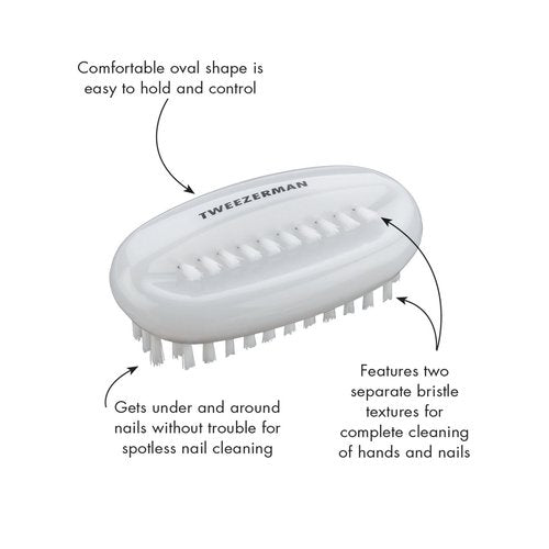 Tweezerman Dual Surface Nail Brush (Pack of 2)