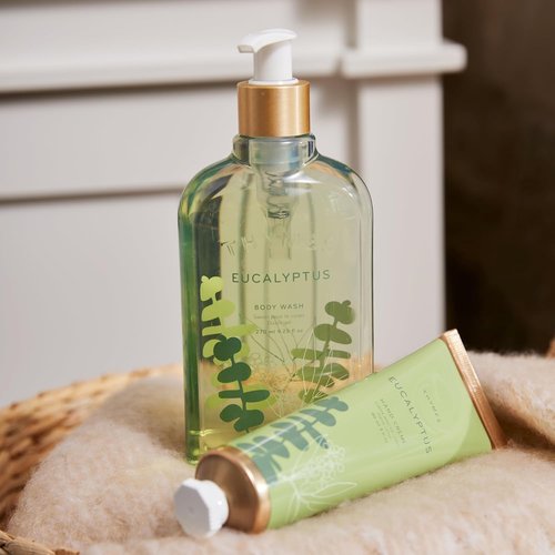 Thymes Moisturizing Body Wash - Nourishing Bath Soap with Eucalyptus & Citrus Notes | 9.25 fl oz