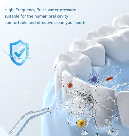 Portable Water Flosser for Teeth,Travel Water Flosser Picks,Mini Cordless Oral Irrigator Rechargeable Power Dental with Telescopic Water Tank, IPX7 Wateroproof for Brace & Sensitive Teeth Care,Pink