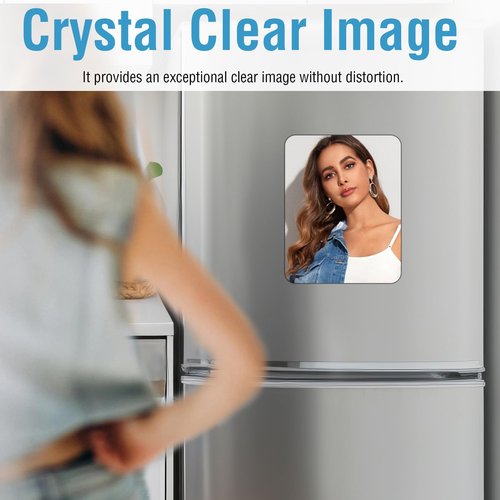 Shatterproof Magnetic Locker Mirror 7x9 Inch for School – Lightweight Acrylic Mirror with Rounded Corners, Strong Flexible Magnetic Backing for Metal Locker, Gym Locker, Refrigerator, Tool Box