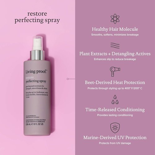 Living Proof Restore Perfecting Spray - Ultimate Hair Treatment for Smooth, Frizz-Free Locks