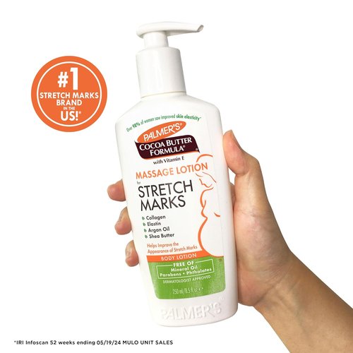 Palmer's Cocoa Butter Formula Massage Lotion - Stretch Mark Relief for Pregnancy Skin Care | 8.5 Ounces