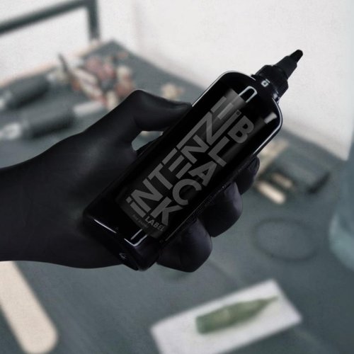 Intenze Black Label Tattoo Ink 8oz Bottle - Professional Grade, ISO Certified, Made in USA