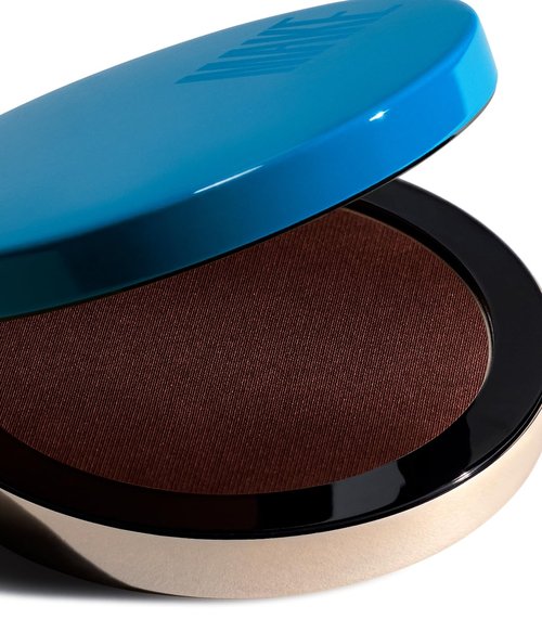 MAKE Beauty Bronzer Powder - Matte Contour with Buildable Formula | Non-Comedogenic, Long-Lasting Color, Zodiac Shade for Deep to Dark Skin