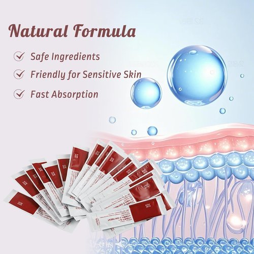 Anghie 50 Pack Tattoo Aftercare Scar Repair Gel Cream, Vitamin A & D Enriched Gel, Scar Reduction & Moisturizing Promote Skin Healing, Professional Use for Tattoo Recovery Skin Healing