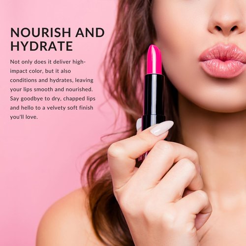 Color Me Beautiful Lipstick - Vibrant Hydrating Color Makeup | Creamy Formula for All-Day Wear