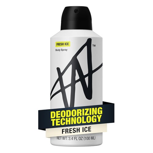 Jake Paul Fresh Ice Body Spray - Odor Blocking Deodorant for Men, Long Lasting Protection, 3.4 fl oz