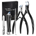 FERYES Ultimate Toenail Clippers for Seniors Thick Toenails, Premium Stainless Steel Nail Clippers for Nails 5Pcs– Ideal for Men, Women