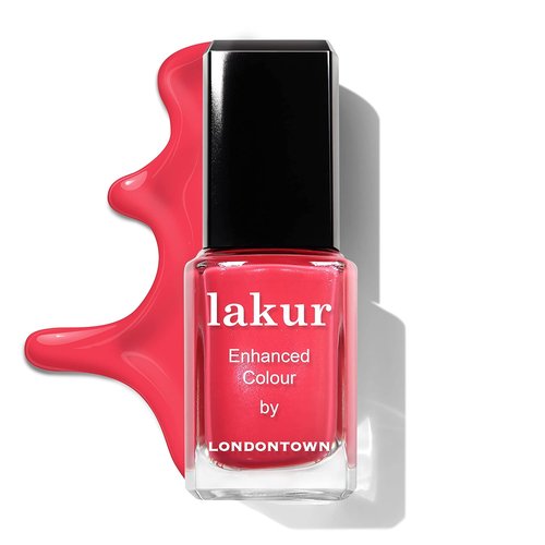 LONDONTOWN Lakur Nail Polish - Long-Lasting Pink & Purple Shades | Non-Toxic, Vegan, 0.4 Fl Oz, Weekend Cheers