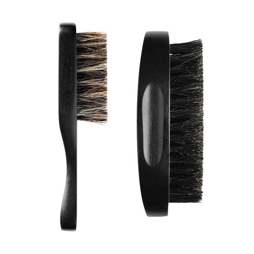 Hunter Jack Beard Brush - Natural Boar Bristle Grooming Kit | Soft Mustache Brush for Men