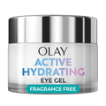Olay Active Hydrating Eye Gel - Fragrance-Free Anti-Aging Cream with Hyaluronic Acid & Niacinamide | 0.5 oz