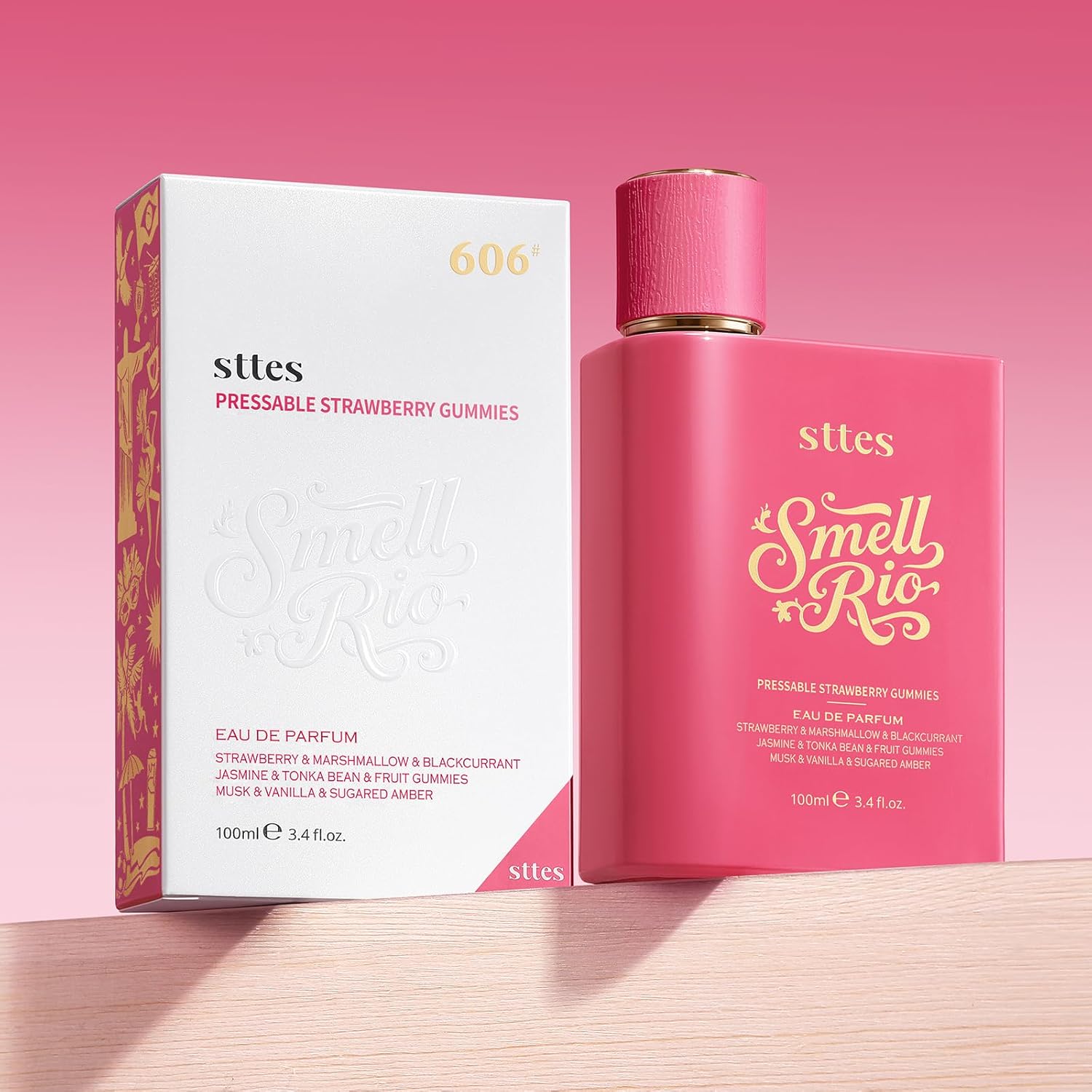 Sttes Smell Rio Perfume - Long-Lasting Hair Perfume for Women | Strawberry, Candy & Vanilla 100ml