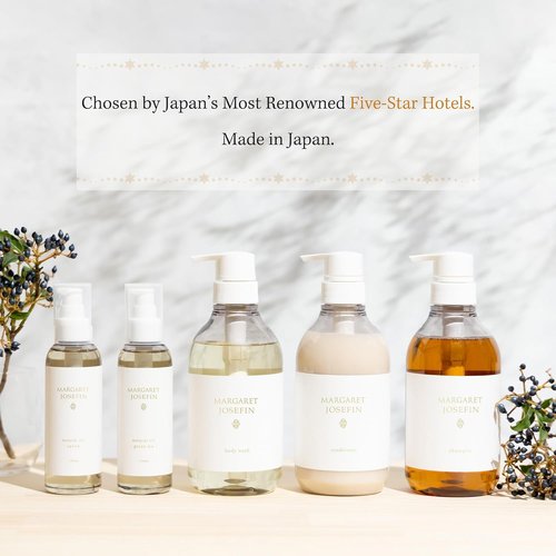MARGARET JOSEFIN Japanese Shampoo - Sulfate-Free Hydration for Smooth, Voluminous Hair | 16.9 fl oz (500mL)
