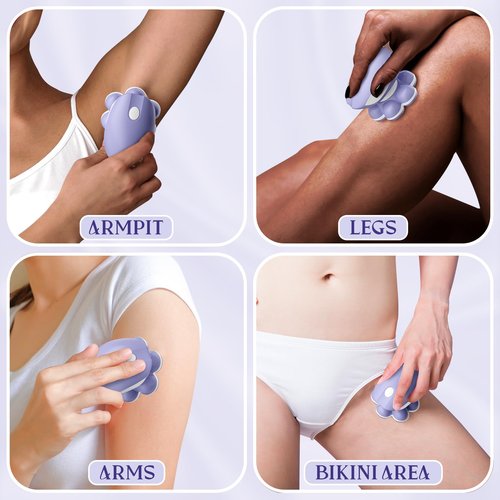 Bartrimber 7D Electric Razors for Women: Fast & Smooth Full-Area Electric Shaver for Women Flawless Legs - Waterproof Body Hair Remover for Wet Dry Use, LED Light & Travel Cover - Gifts for Ladies Her