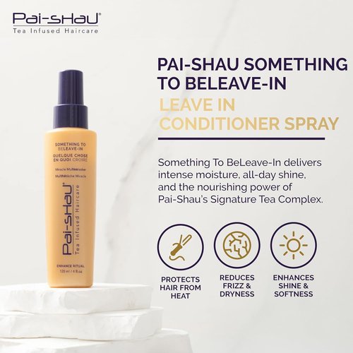 Pai-Shau Leave-In Conditioner Spray - Hydrating Hair Treatment for Detangling & Frizz Control | 6 Fl Oz