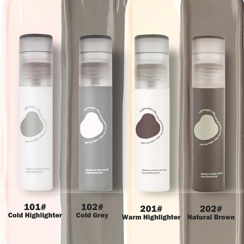 Skiennix Liquid Contour Stick - Cold Matte Grey Bronzer for Blendable, Long-Lasting Face Shaping | Travel Size