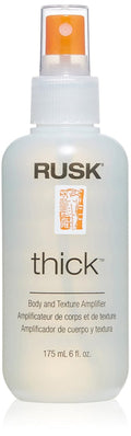 RUSK Thick Body & Texture Amplifier - Adds Volume & Texture for Fine Hair | 8 oz