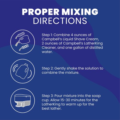 Campbell’s Liquid Shave Cream Lather, Barber Shaving Cream Lather, Professional Shaving Supplies and Products, 8 Ounces, (Pack of 3)