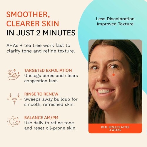Fig.1 Hydrating Facial Cleanser - Gentle Face Wash with Glycerin & Squalane | Fragrance-Free for Sensitive Skin | 3.4 oz Refillable Bottle