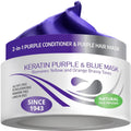 VITAMINS Keratin Purple Hair Mask - Deep Conditioner for Blonde, Silver, Gray & Brown Hair