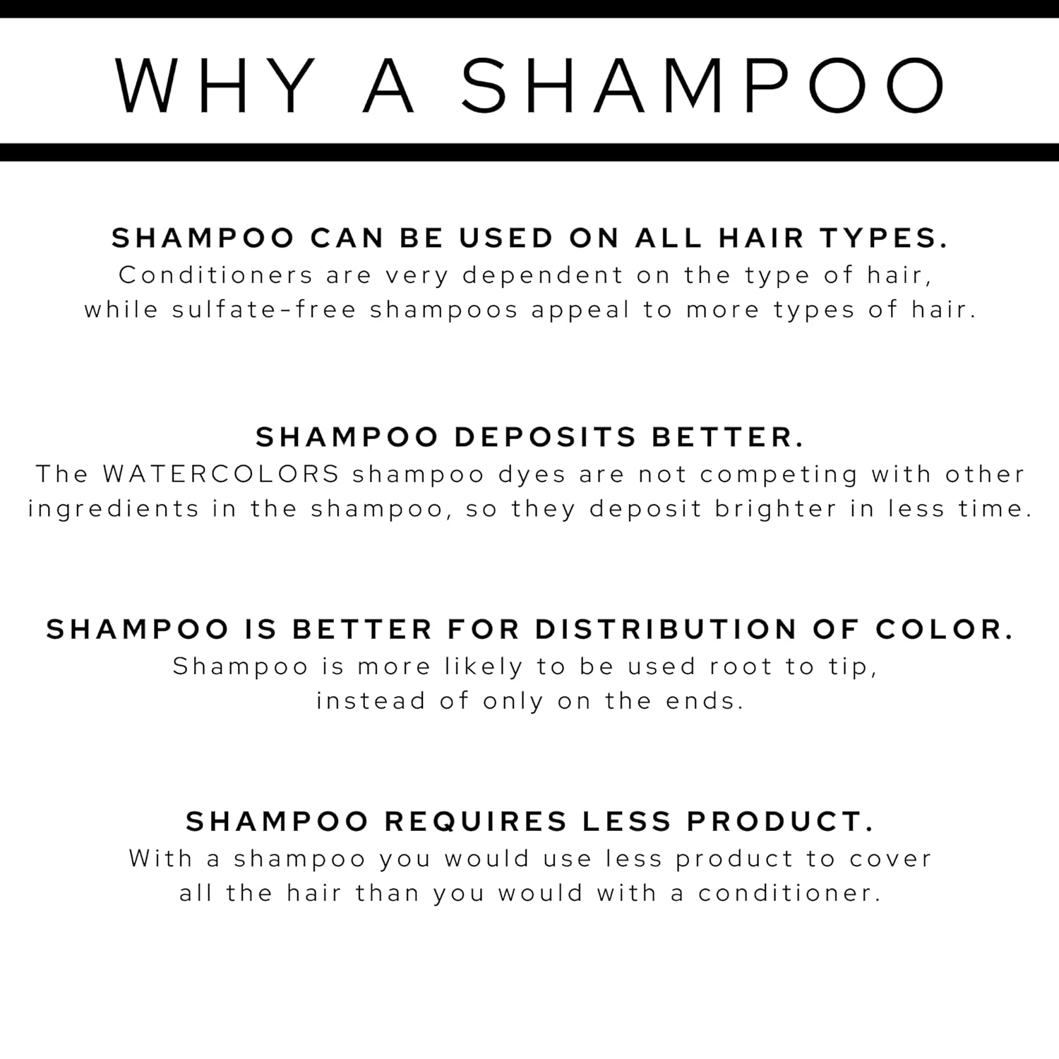 Watercolors Violet Color Depositing Shampoo - Sulfate & Paraben Free, 33.8 oz for Vibrant Haircolor