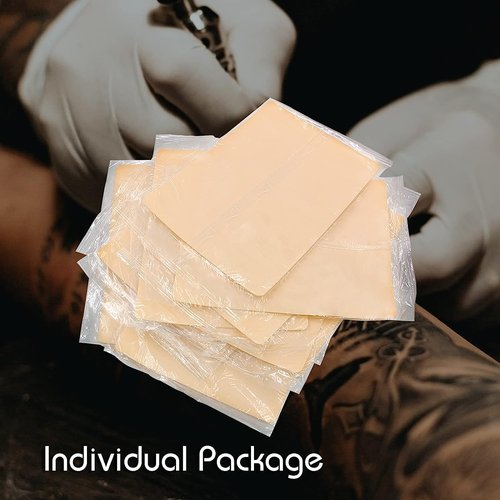 Blank Tattoo Practice Skin - Jconly 30Pcs Double Sides Fake Skin Tattoo Skin for Practicing, 8×6 in Soft Practice Skin for Beginners and Experienced Tattoo Artists…