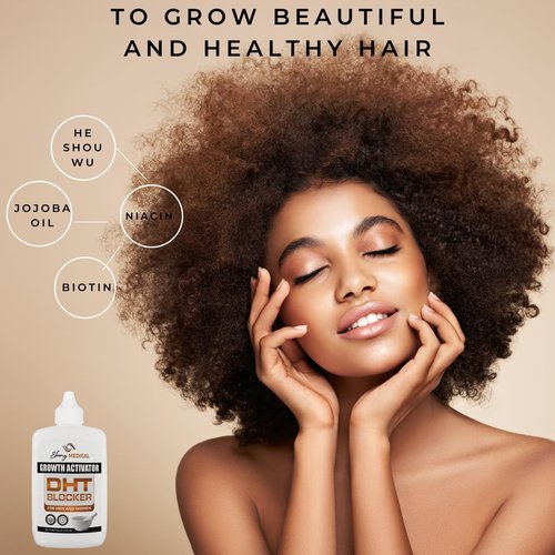Ebony Medical Hair Support Serum – DHT-Blocking Procapil Formula – Strengthens Thinning Hair & Scalp Health – Liposomal Scalp Serum for Fuller, Thicker Hair – 2 fl oz