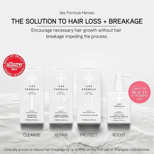 ILES FORMULA Scalp & Hair Rejuvenating Booster - Non-Greasy Serum for Thicker, Stronger Hair - Natural & Fast-Absorbing Procapil Formula
