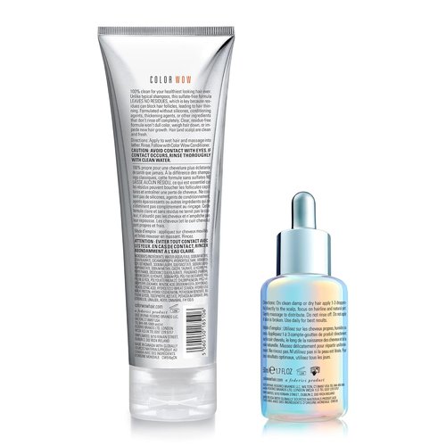 COLOR WOW Optimal Scalp Treatment Bundle | 2-Step Prep for Brighter, Thicker Hair & Less Shedding