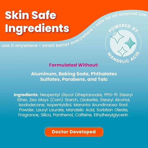 Lume Whole Body Deodorant - Smooth Solid Stick for 72-Hour Odor Control - Aluminum & Baking Soda Free - 2.6 oz (Pack of 2)