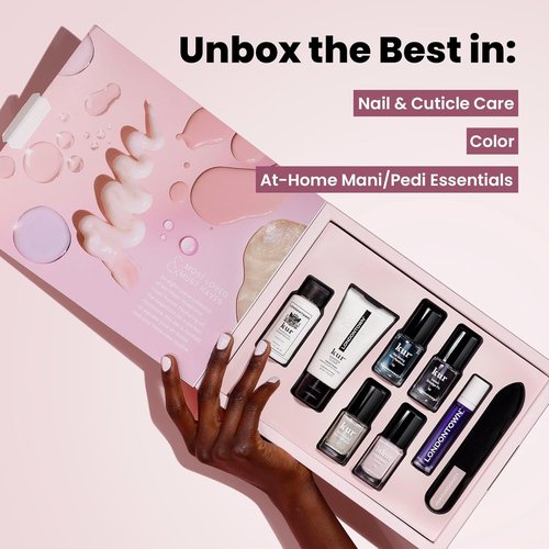 LONDONTOWN Complete Nail Polish Set - Must-Have Manicure Essentials & Cuticle Tools