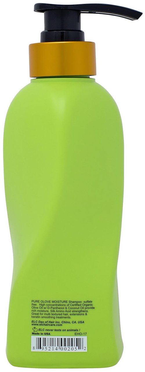 ELC Pure Olove Moisturizing Shampoo - Nourishing Formula for Soft, Hydrated Hair | 12oz