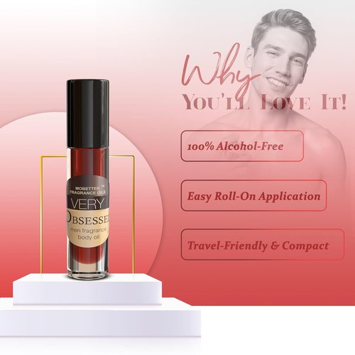 MOBETTER Fragrance Oils - Very Obsessed Cologne Body Oil for Men | Long-Lasting Scent