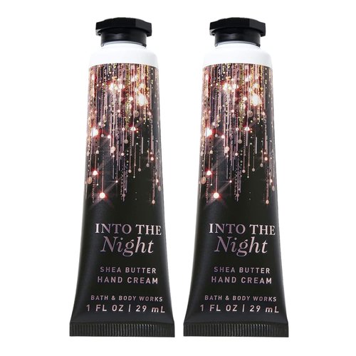 Bath & Body Works Into The Night Hyaluronic Acid Hydrating Hand and Body Cream 1.0 Fluid Ounce, 2-Pack (Into The Night)