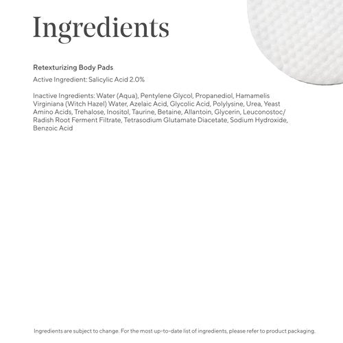 Murad Retexturizing Body Pads – Acne-Fighting Exfoliating Pads with Azelaic, Salicylic, and Glycolic Acid for Acne Breakouts, Smoothing KP Bumps, and Soothing Aggravated Skin – 45 Pads