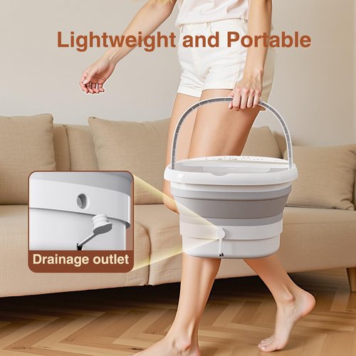 torktak Pedicure Foot Spa with Bubble and Heat,Collapsible Foot Soaking Tub with Remote Control,Pedicure Tools for Feet,Foot Bath Soak Tub Gift for Women/Men,Mom/Dad