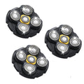3 pcs Shaver Replacement Blades Compatible with Microtouch Titanium Head Shaver