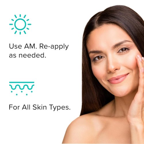 ClarityRx Tinted Mineral Sunscreen SPF 50 - Moisturizing UV Protection with Zinc & Hyaluronic Acid (3.5 oz)