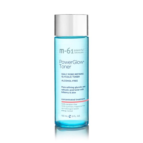 m-61 PowerGlow Toner | Alcohol-Free, Pore Refining Toner with Glycolic and Salicylic Acid. to Deeply Cleanse, Balance, and Clarify Skin. Soothes and Calms, 5.0 Fl Oz