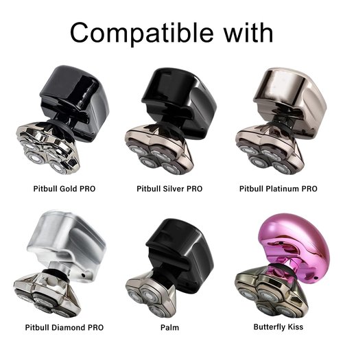 8 Pack Shaver Head Replacement Blade Compatible with Skull Shaver Pitbull Gold PRO, Pitbull Platinum PRO, Pitbull Silver PRO, Diamond PRO Shaver, Head Shavers for Bald Men