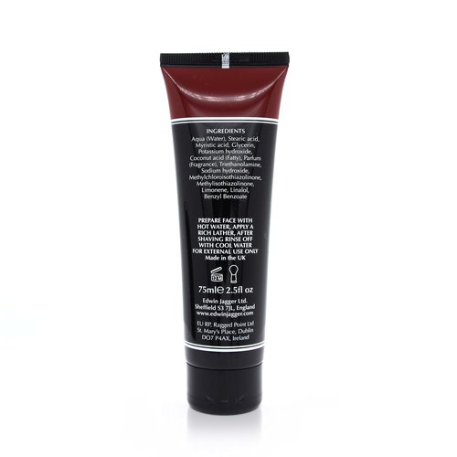 Edwin Jagger 99.9% Natural Premium Shaving Cream, 75ml Tube - Sandalwood, 2.5-Ounce