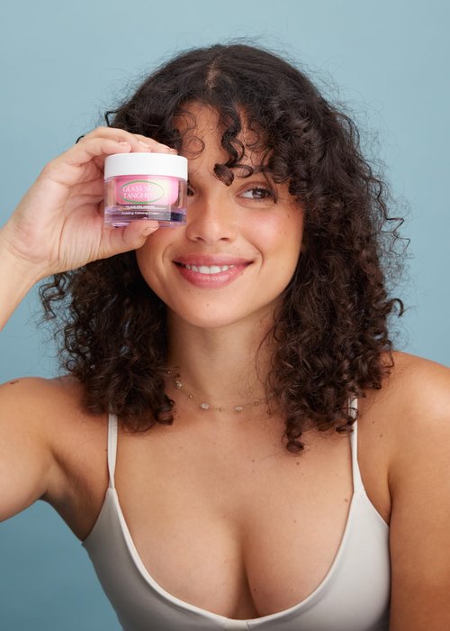 OLIVIAUMMA Glass Skin Tanghulu Fig Pudding Calming Cream - Korean Face Moisturizer for Dry Skin - Ceramide + Aloe Vera - Lightweight Pudding Texture - Deep Hydration & Moisture Barrier Support - 50g