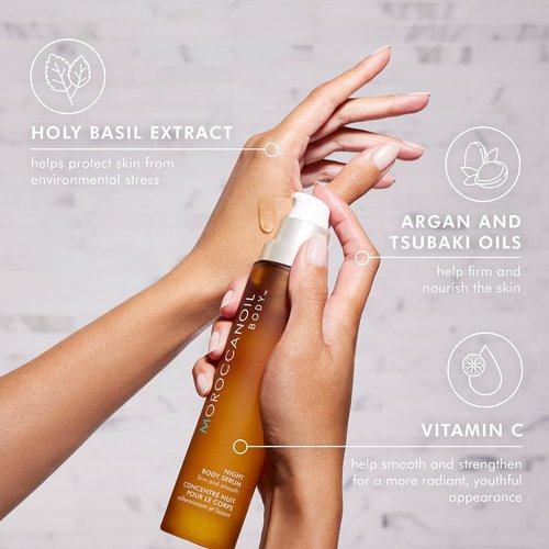 Moroccanoil Night Body Serum - Nourishing Body Oil for Deep Hydration and Repair