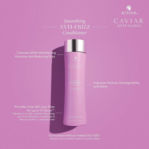CAVIAR Anti-Aging Conditioner - Smoothing & Anti-Frizz Formula for Medium to Thick Hair | Sulfate-Free