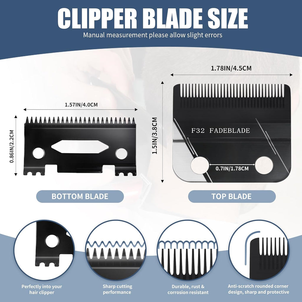 Wahl F32 Professional Fadeout Blade - High Precision Zero Adjustable Replacement Blades | 1 Pack