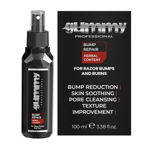 Gummy Professional Bump Repair & Ingrown Hair Spray for Men and Women – Lightweight Post Shave Grooming Spray for Smooth Skin After Shaving and Waxing on Face and Body – Travel Size 100ml