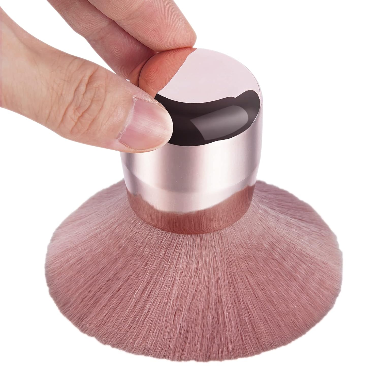 Vaincre Nail Art Dust Remover Brush - Soft Cleaner for Acrylic Application | Pink Color
