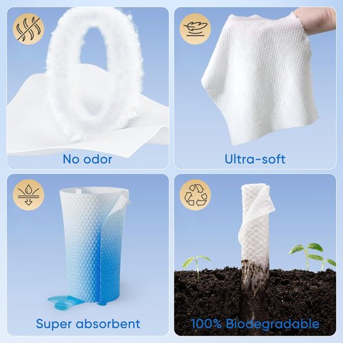 vammots Disposable Face Towels,Biodegradable Ultra Soft Washcloths for Sensitive Skin,Suitable for Facial Cleansing,Skin care and Makeup Removal,Lint-free,Trave,Daily Cleansing,100 Count